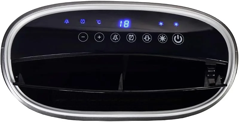 ARDES AR4P17 STONE Termoventilador de cerâmica de 2200 W, termoventilador de cerâmica programável com temporizador de 12h, termoventilador silencioso inteligente, ecrã LED tátil — Aquecimento