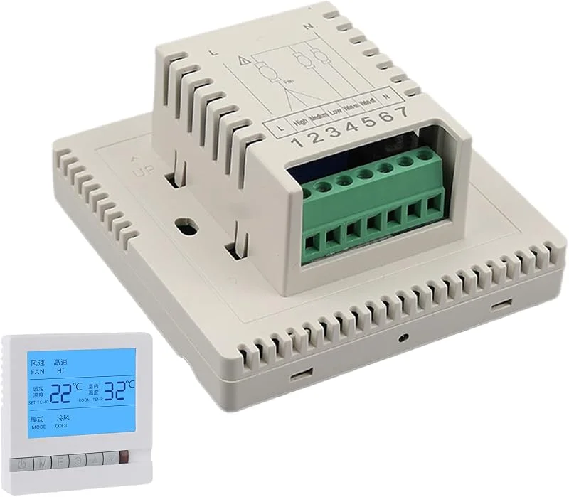 Casa de termostato, controlador de calefacción de piso, LCD muestra una — Aquecimento