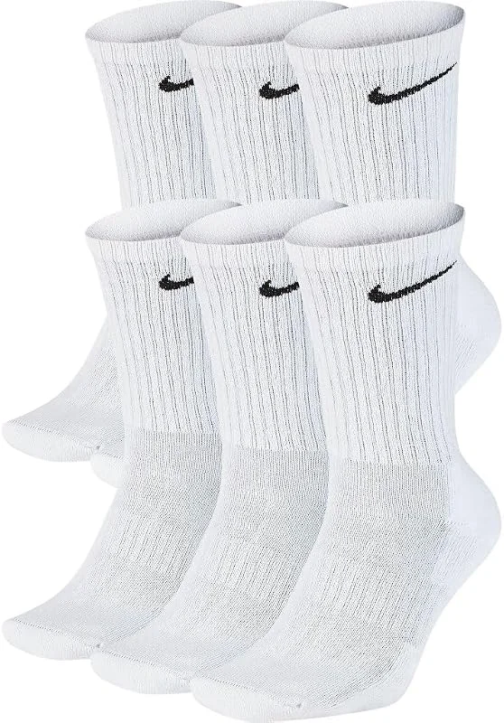 NIKE Men's U Nk Everyday Cush Crew 6pr-bd Socks — Cozinha e lar