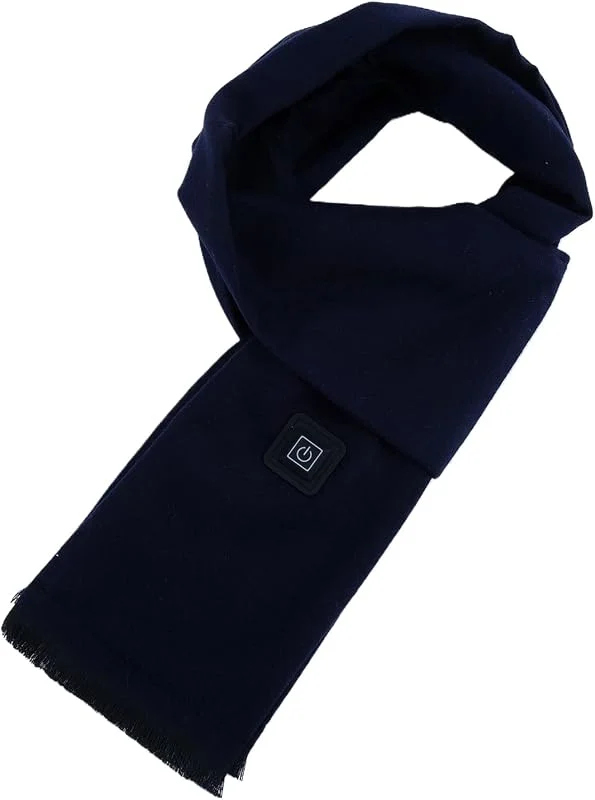 Bufanda eléctrica portátil para mujer – Portátil inalámbrico eléctrico recargable – Bufanda térmica para cuello en tiempo frío – Para mujeres hombres mamá invierno casa oficina viaje traslado — Roupa aquecida