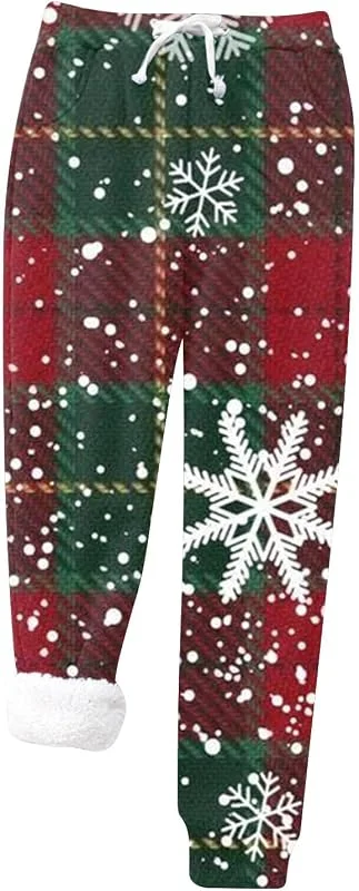 Pantalones calefactables para mujer, pantalones deportivos con forro cálido, pantalones de chándal para mujer, cintura alta, pantalones de jogger, con forro polar, pantalones largos para invierno — Roupa aquecida