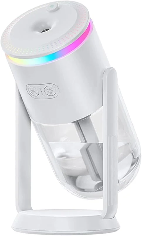 Humidificador portátil con proyector estrella LED 280 ml y luz 7 colores