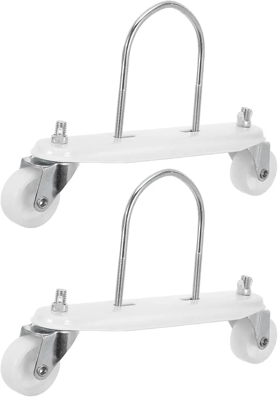 PRETYZOOM Suporte móvel para aquecedor de óleo rodas giratórias base resistente para radiador elétrico compacto acessório antiderrapante para aquecimento interior e pátio