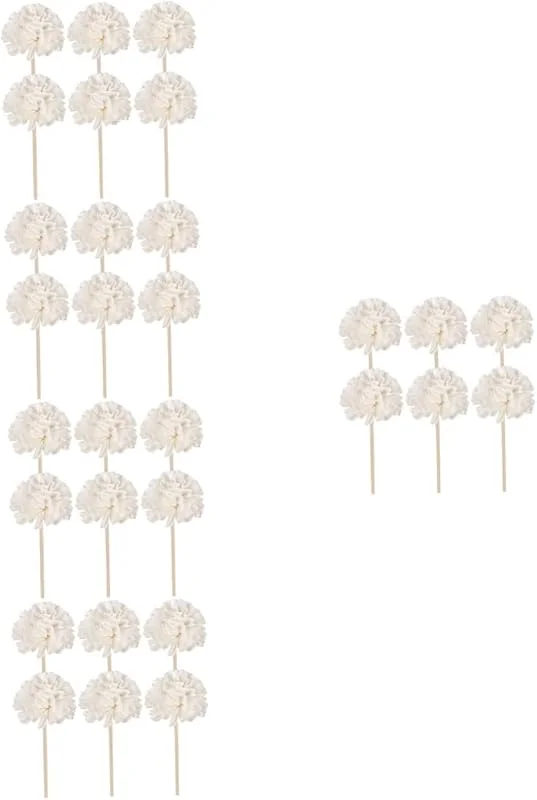 PRETYZOOM 5 Juegos Flores De Aromaterapia Difusor Humidificadores para Dormitorio Palta Ambientador Natural Oil Diffuser Accesorio De Botella De Aroma Palos De Aromaterapia Rota 6 Piezas * 5