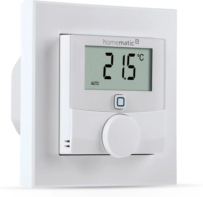 Homematic IP HmIP-BWTH RF Branco termoestato - termostato (RF, branco, IP20, 130 m, LCD, 230 V) — Aquecimento