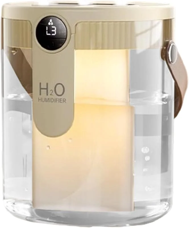 Humidificador portátil - humidificador de ambiente para quartos - difusor silencioso de 3 bicos para casa quarto berçário plantas viagens