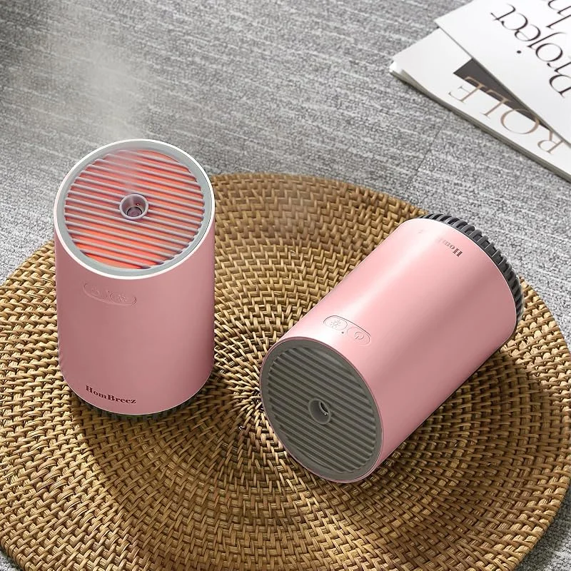 Mini humidificador, humidificador de niebla fría para bebé, humidificador de aire pequeño de 320 ml para plantas de dormitorio en interiores, humidificador portátil para coche al aire libre