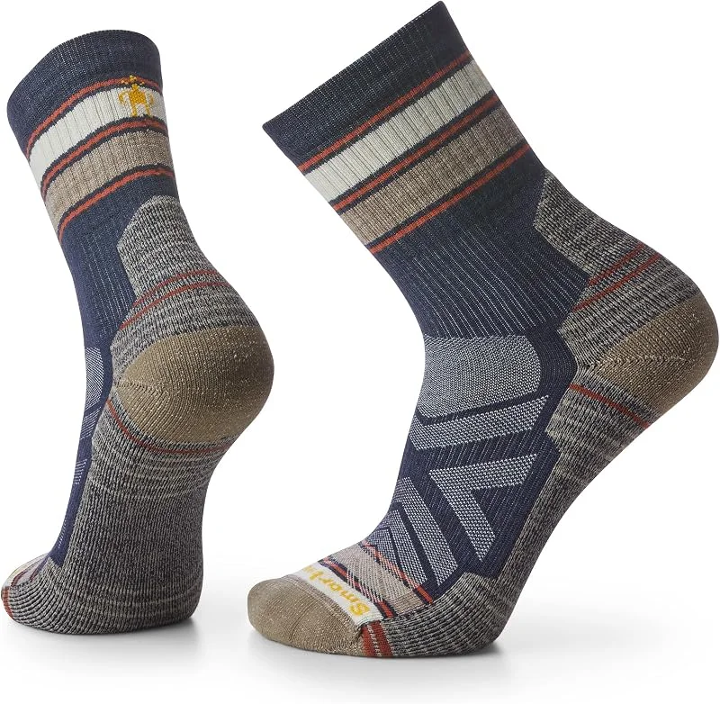 Smartwool Unissexo adulto caminhada leve almofada listrada Mid Crew — Cozinha e lar