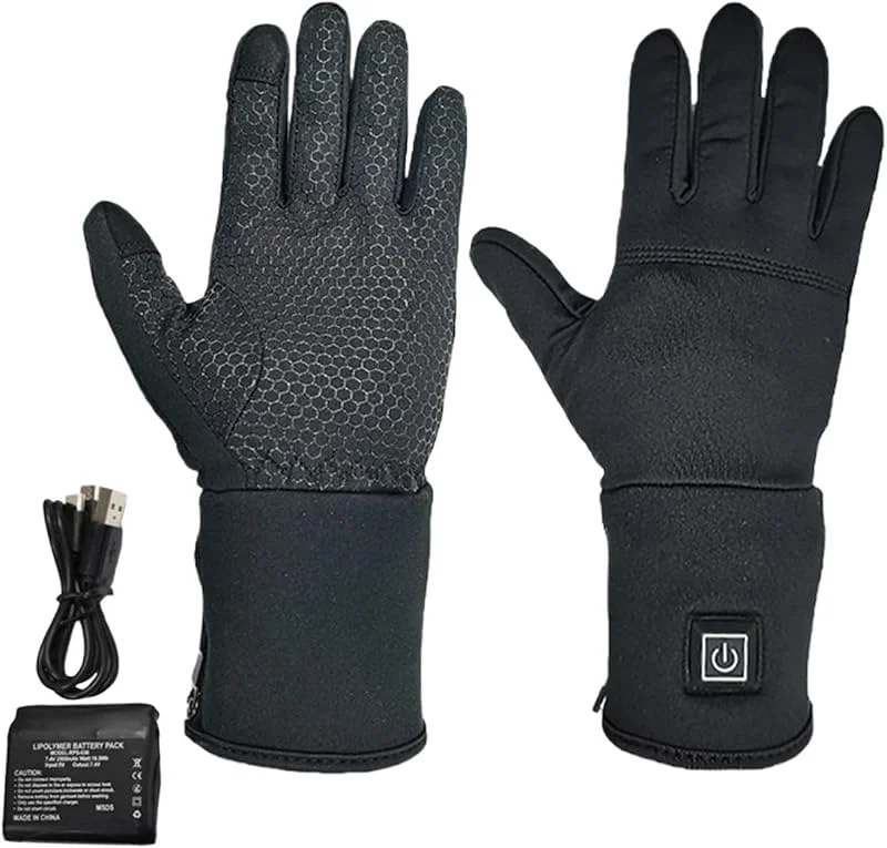 Forros de Guantes Calefactados para Mujer Mitones Táctiles Recargables 2500 — Roupa aquecida
