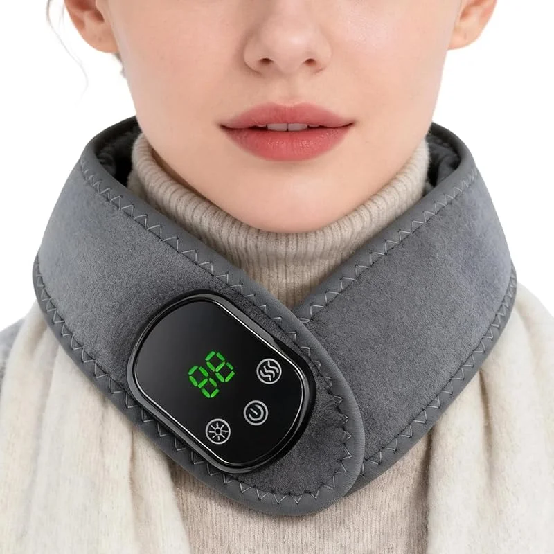 Bufanda Cervical Calefacción, 5 Ajustes De Calor Calentamiento Térmico — Roupa aquecida