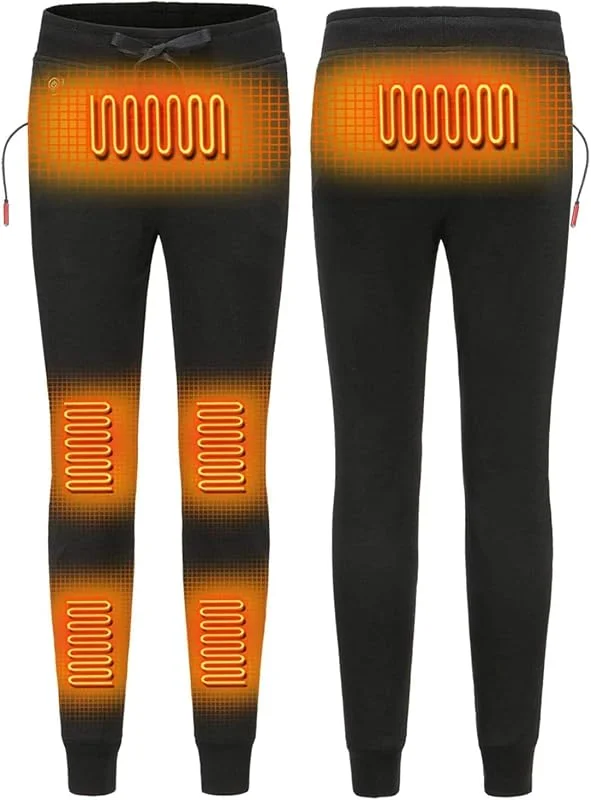 Pantalones Calefactables USB Pantalones Calefactables Eléctricos Pantalones Calefactables Lavables Pantalones Calefactables Aislantes Leggings De Cintura Alta Pantalones Cál, M — Roupa aquecida