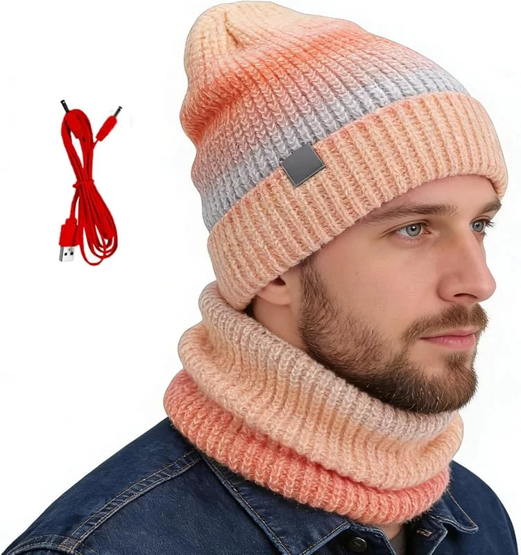 Genérico Gorro Térmico Set 2 En 1 De Gorro Y Bufanda Abrigados — Roupa aquecida