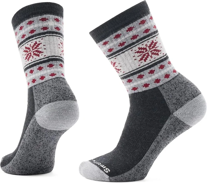 Smartwool Everyday Snowflake Dream Crew Socks meias unissexo para adultos — Roupa aquecida