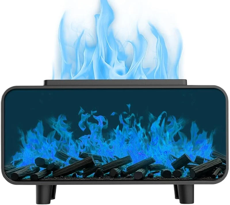 Difusor de niebla para chimenea, 7 colores, humidificador de fragancia