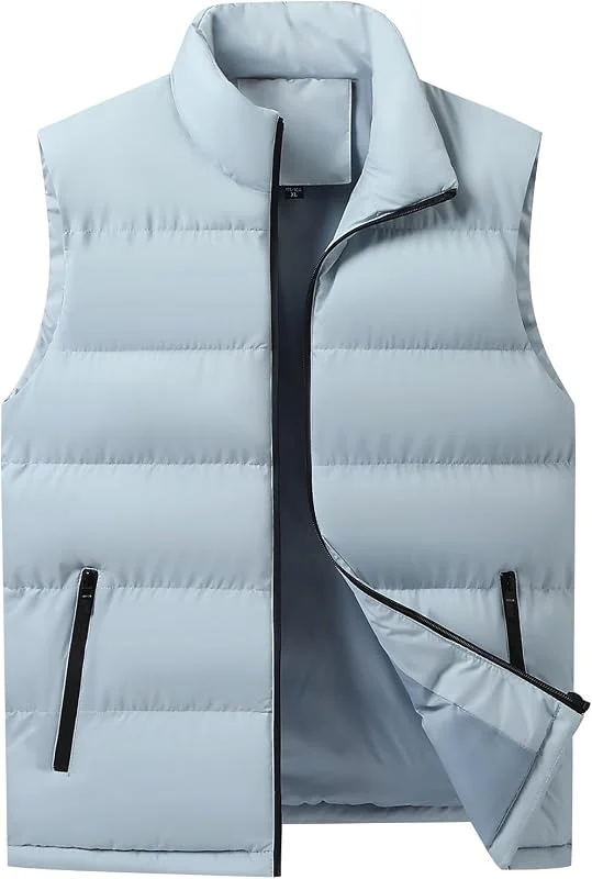 Pantalones calefactables para mujer, chaleco ligero para hombre y mujer, con cremallera completa, chaqueta de invierno, chaleco acolchado, suéter ancho — Roupa aquecida