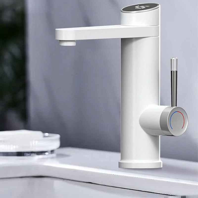 Ornaments Torneira para pia de casa de banho, torneira de água quente instantânea, torneira elétrica, aquecedor de água sem tanque, torneira de casa de banho, torneira de aquecimento rápido com ecrã
