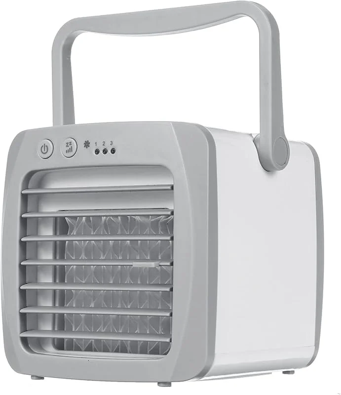 Mini humidificador de Aire Acondicionado portátil para Ventilador Enfriador USB de 3 velocidades, refrigeración por Agua de 200ml, Comodidad de Escritorio para el hogar y la Oficina, refrigeración