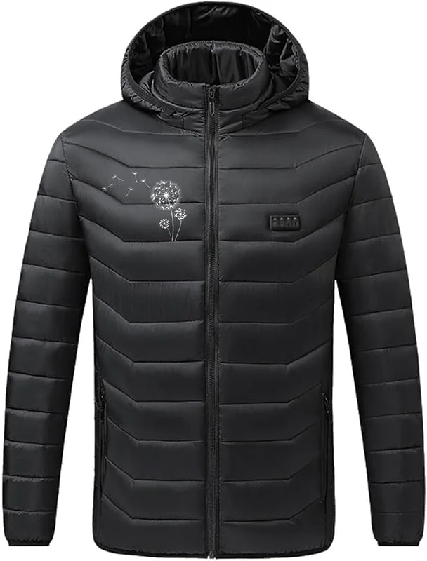 Chaqueta térmica para mujer y hombre, almohadillas térmicas USB para abrigos, impermeable, chaqueta de senderismo de invierno, calentador de cuerpo eléctrico cálido para acampar al aire libre — Roupa aquecida