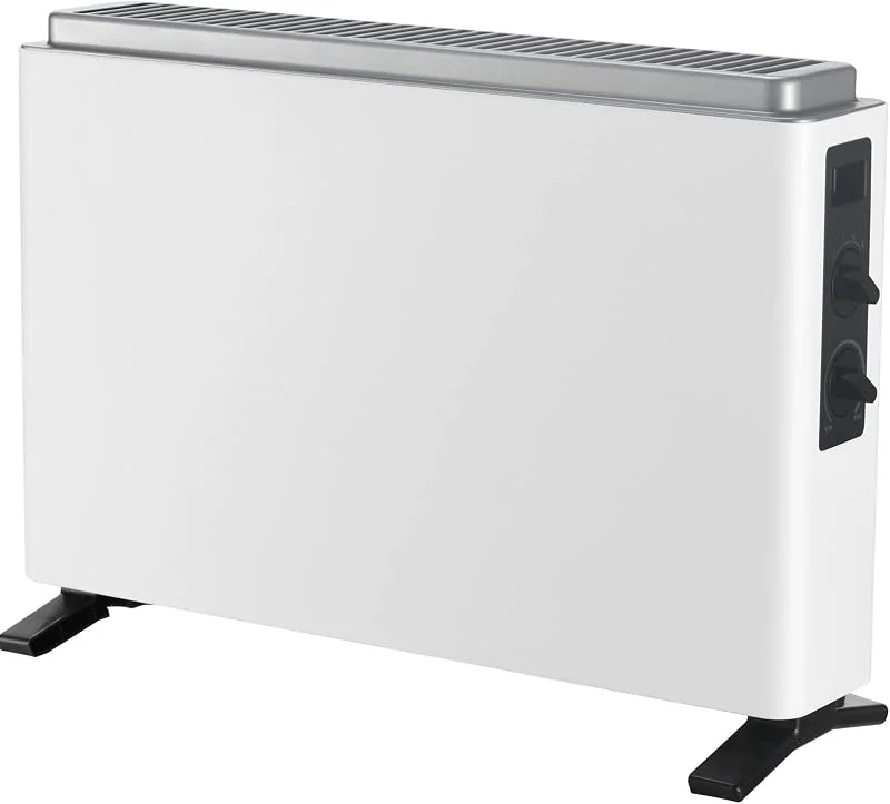 Midea NDK20-21AE Slim Style - Convetor térmico de baixo consumo (2000 W, 3 níveis de potência, função anticongelante silenciosa), cor branca — Aquecimento
