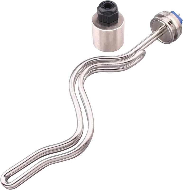 dernord 1, 5" (od50, 5 mm) Tri-clamp Ripple aquecimento elemento elétrico aquecedor de água de imersão 5500 W 240 V